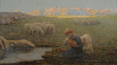 The Sick Sheep by Emilio Longoni